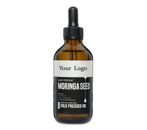 100% Pure Therapeutic Grade Moringa Oleifera Seed <b>Carrier</b> <b>Oil</b> Cold-Pressed Cosmetic <b>Oil</b> for Skin Care - Product Image 1