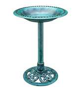 Bain d'oiseaux/fontaine de bain d'oiseau décoration extérieure ornements/jardin arrière-cour étang extérieur mangeoire à oiseaux décor bol haut pour bain d'oiseau