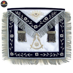 Maçonnique Grand Lodge Maître Mason Tablier Brodé À La Main En Gros À Bas Prix Bon Matériel - Product Image 5