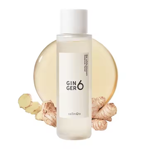 Ginger6 Toner végétalien anti-fatigue blanchissant formule coréenne avec de l'eau de gingembre Acide hyaluronique niacinamide pour éclaircir la peau - Product Image 1