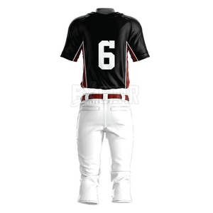 Uniforme de baseball confortable de vente directe d'usine pour les hommes idéal de construction durable en tissu doux pour le sport - Product Image 2