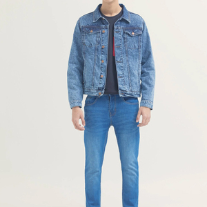 Chaquetas Vaqueras para Hombre Estilo Urbano con Logotipo Personalizado, Chaquetas Vaqueras para Hombre, Servicios OEM, Venta al Por Mayor al Precio Más Bajo - Product Image 1