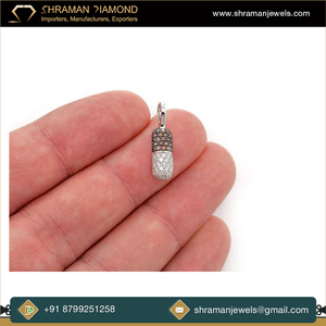 Collier tendance, bijoux, micro-pavé en or 10 carats, moissanite, capsule miniature personnalisée, pilule multicolores, testeur de diamant vvs, pendentif cadeau - Product Image 5