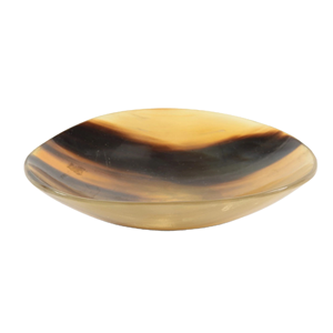 ถาดเสิร์ฟตกแต่งงานฝีมืออินเดีย ทุกขนาด ชามทรงรีทำจากเขาควาย พร้อมโลโก้ตามสั่ง - Product Image 1