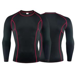 Camiseta de Compresión Personalizada para Gimnasio, Sublimada, de Secado Rápido, para Entrenamiento Físico, Transpirable, Ropa Deportiva - Product Image 3