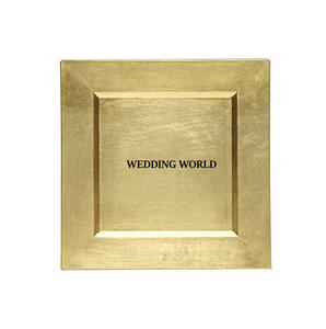 Assiette de présentation en métal faite à la main, vaisselle de table décorative pour événement, assiette de service classique, élégante et fantaisie en métal - Product Image 5