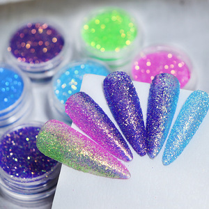 Poudre de <span class=keywords><strong>sucre</strong></span> de printemps ongles acrylique poudre de trempage brillant diamant mixte paillettes d'ongles - Product Image 1