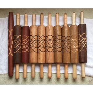 Rouleau à pâtisserie en bois de conception fantastique rouleau à pâtisserie en bois traditionnel pour le support et la cuisson au meilleur prix par Indian metal world - Product Image 6