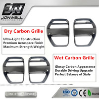 Gril Depan Model VOR untuk BMW M3 M4 G80 G82 2022+ Serat Karbon Kidney Grille Pilihan Karbon Kering dan Basah S9