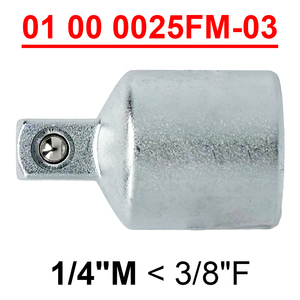 OEM ODM Taiwan Fournisseur 5pcs Socket Adapter Set 1/4 "Dr. 3/8 "Dr. 1/2 "Dr. Kit d'outils d'atelier - Product Image 4
