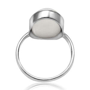 Bague en Opale Blanche Astrologique Certifiée 4.25-12.25 Ratti, Monture en Argent 925, Idéale pour les Occasions Spéciales - Product Image 3