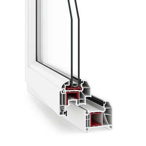Portes et fenêtres en PVC sur mesure de conception européenne |   Système de fenêtres en PVC à haute efficacité énergétique avec garantie de 5 ans - Product Image 4
