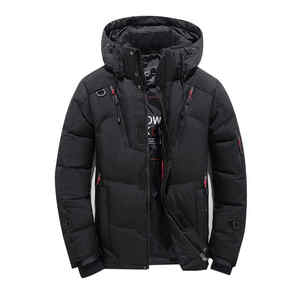 Chaqueta acolchada de moda de invierno para hombre de alta calidad personalizada con relleno de algodón de talla grande con cremallera acolchada y burbujas brillantes - Product Image 3