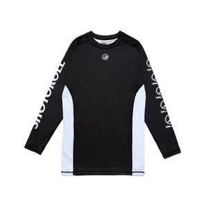 Alta calidad Anti-UV BJJ Rashguard hombres mujeres MMA camisa de compresión No Gi Jiu Jitsu entrenamiento Top personalizado OEM hecho Pakistán UPF50 + - Product Image 3