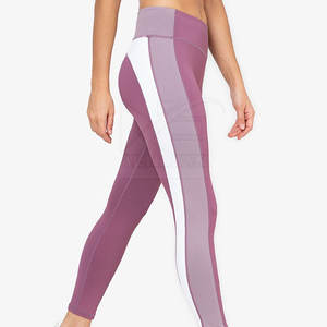 Mallas de Yoga de secado rápido transpirables de algodón 100% de cintura alta para mujer estilo de moda al por mayor personalizable hecho en Pakistán - Product Image 2