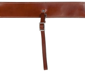 Circunferencia de piel de vaca auténtica con logotipo personalizado para montar a caballo, ropa ecuestre duradera en estilo occidental para uso en exteriores - Product Image 2