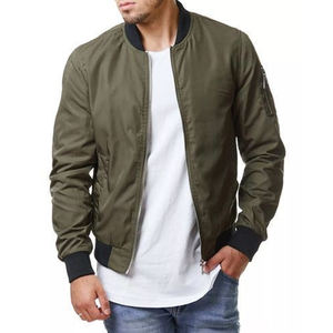 Chaqueta Bomber de Invierno Personalizada para Hombre, de Alta Calidad, Cortavientos, de Manga Larga, Transpirable, con Cierre de Cremallera, Talla Grande, Informal - Product Image 3