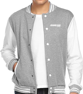 Veste matelassée décontractée pour hommes, col montant personnalisé en laine, capuche chaude pour l'hiver avec poches dimensionnelles, lettres imprimées, nouveau design à la mode - Product Image 3