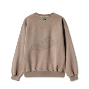 สเวตเตอร์ของผู้ชายมาใหม่เสื้อสเวตเชิ้ตคอตตอนแบบหลวมดีไซน์เรียบง่ายเสื้อสเวตเชิ้ตออกแบบได้ตามต้องการสไตล์ปากีสถาน - Product Image 5