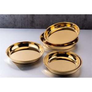 Bandejas para servir elegantes y asequibles de acero inoxidable con diseños de tendencia populares, perfectas para regalar o para uso personal - Product Image 3