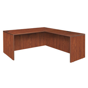 Nouveau bureau de direction modulaire en forme de L Nevjana DESK-0100, bureau d'ordinateur en bois d'ingénierie pour le bureau à domicile - Product Image 1