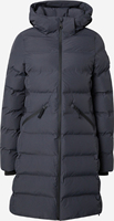 Veste parka matelassée à capuche avec ceinture pour femme, logo personnalisé de haute qualité, veste d'hiver matelassée en duvet pour femme