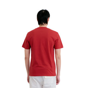 เสื้อยืด ultrasoft สำหรับทุกเพศกางเกงขาสั้นแขนเสื้อไม่มีปก CVC (ผ้าฝ้าย + โพลีเอสเตอร์) การเก็บรักษารูปร่างคอเสื้อแบบกำหนดเองคุณภาพสูง190-200กรัม - Product Image 2