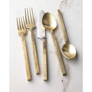Luxury Kitchen Flatware Spoon Fork Set <b>Stainless</b> <b>Steel</b> <b>Cutlery</b> Silverware Tableware Simplicity Spoon Knife Fork <b>Cutlery</b> Set - Product Image 5