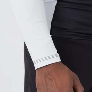 Wholesale Breathable Quick Dry <b>Men</b> Rash Guard In Custom Logo Training Rash Guard Grappling <b>Swimming</b> Customized <b>Men</b> Rash guard - Product Image 5