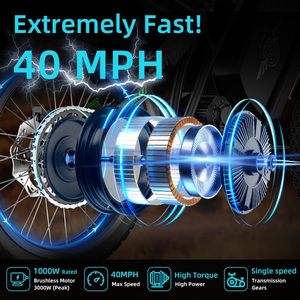 Moto elettrica per adulti Teen, Dual-Mode elettrico Dirt Bike 3000W motore Mid-Drive, 60V/25Ah, 40mph Off Road Bike - Product Image 3