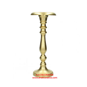 Hot Luxury Aluminum New Design T Light <b>Candle</b> <b>Holder</b> Pillar for Living Room Christmas Home Decor Handmade T Light <b>Candle</b> Stand - Product Image 3