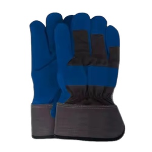 Heavy-Duty Canadian Rigger <b>Gloves</b> Cowhide Split Leather with <b>Long</b> Cuff Safety <b>Gloves</b> Resistant to Garden Spark Industrial Rigger - Product Image 4