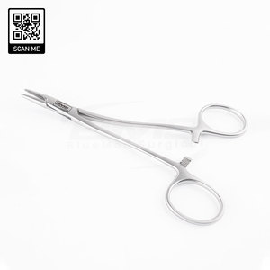 ที่จับเข็มผ่าตัดแบบโค้งรูปตัว S ยี่ห้อ Professional Bluemed รุ่น Kilner ได้รับการรับรองมาตรฐาน CE และ ISO สำหรับเครื่องมือหู คอ จมูก และศัลยกรรมตกแต่งใบหน้า - Product Image 4