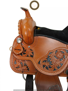 Selle artisanale en cuir véritable léger de qualité supérieure Performance Gear Western Barrel Racing and Horse Shows - Product Image 3
