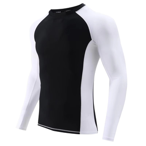 OEM Custom Sublimation <b>Printed</b> Men's Short Sleeve Rash Guard MMA BJJ Rashguard Training and Competition - Product Image 3