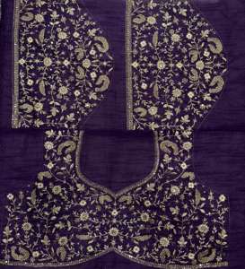 ผ้าซิลค์อินเดีย-ปากีสถานแบบดั้งเดิมสำหรับฤดูร้อน สวยงาม บริสุทธิ์ นุ่ม เบาสบาย พร้อมงานปักเลื่อมหนักๆ ชุดส่าหรีพร้อมเสื้อคลุมสไตล์ชาติพันธุ์ เหมาะสำหรับงานปาร์ตี้ - Product Image 2