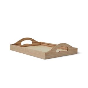 Bandeja de madera mínima hecha para hogares modernos, una forma elegante de servir bebidas, exhibir velas u organizar artículos de baño - Product Image 3