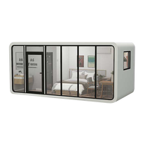 Maisonnette préfabriquée isolée de type Apple Cabin de 20 pieds prête à l'emploi pour le camping alpin et l'hébergement des stations de ski
