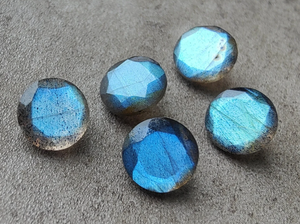 Wholesale Lavira IGI Certified 8mm Natural Blue Labradorite Loose Gemstones CA for Jewelry Making Custom Sizes Calibrated - Product Image 2