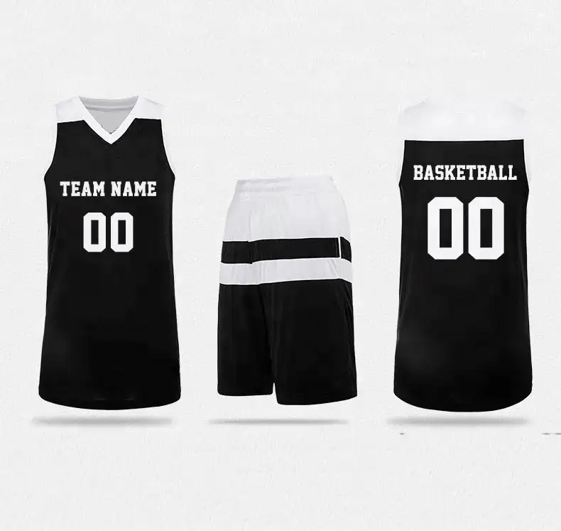 Personalizza le tue divise da basket della squadra set di maglie da basket reversibili