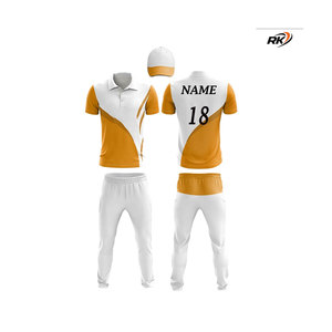 Uniforme de cricket y Jersey con peso ligero Logotipo de impresión cómodo Diseños de equipo Uniformes de equipo de cricket de color Hecho en Pakistán - Product Image 5