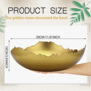 Bandejas de Servir Florales Modernas de Aluminio de Lujo Personalizadas de Primera Calidad, Estilo Mid-Century, Multifuncionales, Decorativas para Bodas - Product Image 2