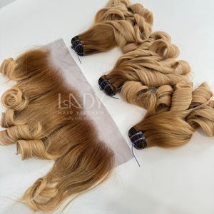 ช่อผมมนุษย์100% เวียดนาม & การปิดสีลูกไม้โปร่งใส - Product Image 3