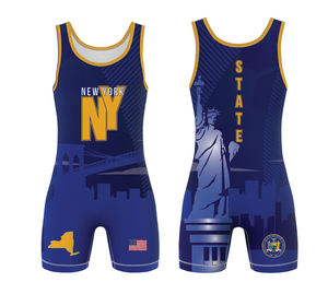 Combinaisons de lutte russe personnalisées en gros, pas chères, en spandex/coton 220g, impression par sublimation, logo personnalisé, marque privée, haute qualité - Product Image 3