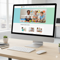 Diseño de sitios web de guardería o preescolar Agencia de desarrollo Web confiable en India Entrega de soluciones confiables y asequibles