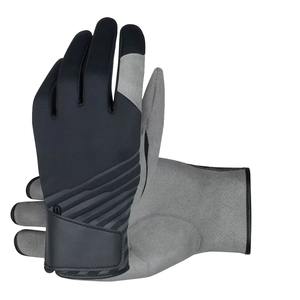 Guantes DE TRABAJO DE SEGURIDAD DE MONTAJE de nitrilo ligero de alta calidad, Palma protectora de goma de cuero para soldadura, fabricados en Pakistán - Product Image 5