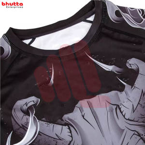 Conception unique Rash Guard hommes Sublimation bas quantité minimale de commande personnalisé Odm le plus populaire Rash Guard pour hommes - Product Image 6