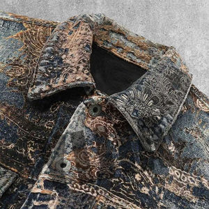 OEM Custom Latest New Design <b>Men's</b> Winter <b>Denim</b> <b>Jacket</b> 100% Cotton Windproof Waterproof Fitted Long Sleeve Casual - Product Image 3