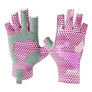 Guantes de pesca más vendidos Guantes de Sol de hielo sin dedos Hombres Mujeres Agarre Guantes de protección UV ligeros - Product Image 1