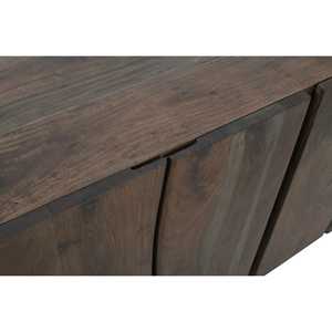 Modern Grey Essential Live Edge Wood <b>Sideboard</b> for Living Room Dining <b>Kitchen</b> Bathroom Bedroom Hotel Use - Product Image 5